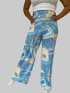 Wide Leg Sunrise Pants